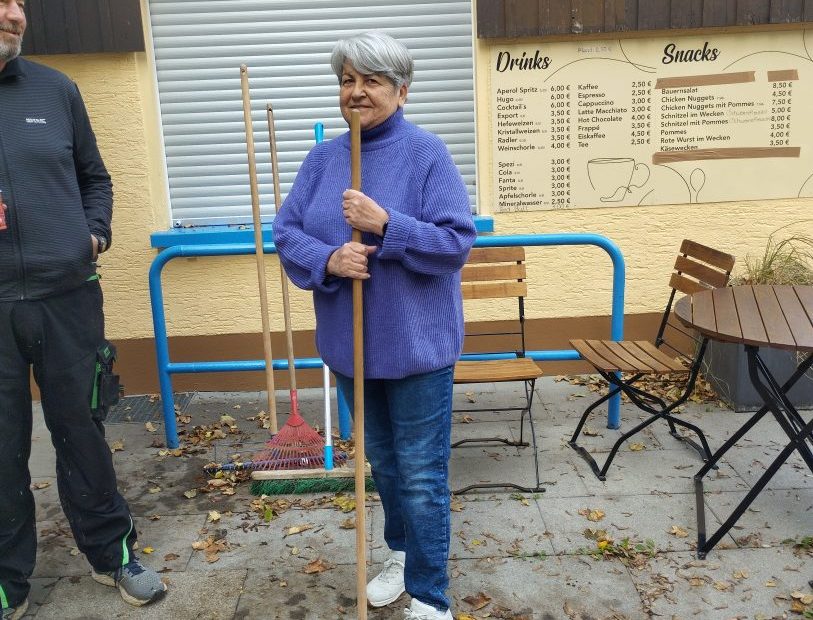 festhalten ist auch Arbeit